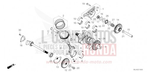 VILEBREQUIN/PISTON CMX1100DR de 2024